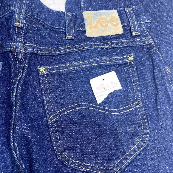 NWT Vintage Lee Jeans, dark wash, deadstock - Picture 5 of 12